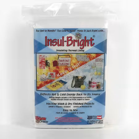 Insul-Bright - Needle-punched Insulated Material - 45" x 1 yd. - not for microw