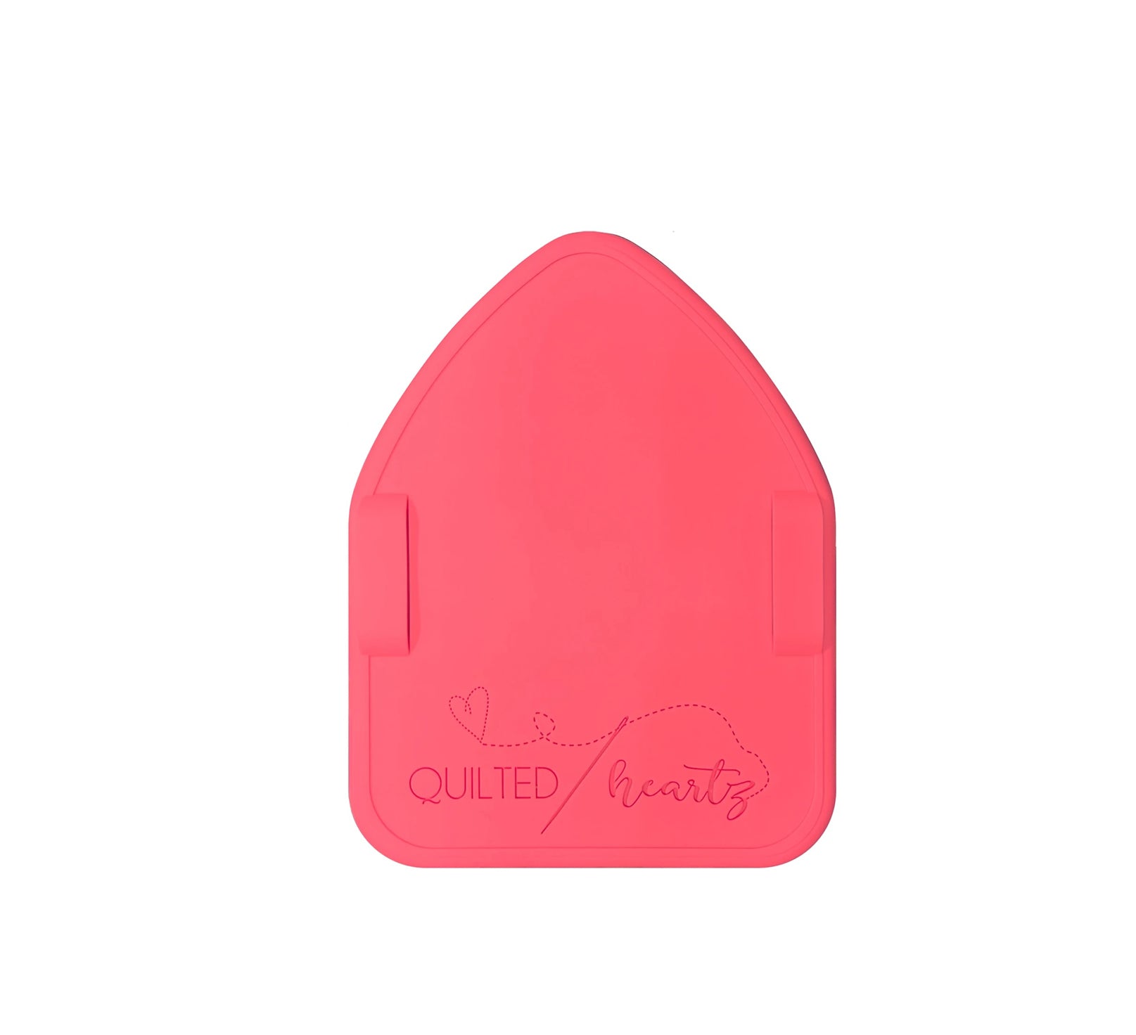Quilted Heartz - Binding Eaze - Heat-Safe Silicone Mat- 8x10 - coral