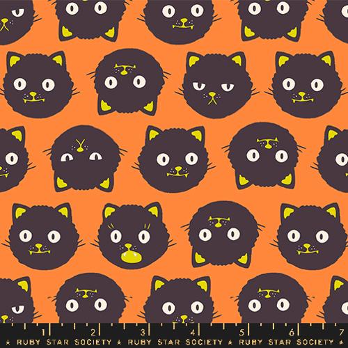Good Spirits - Scaredy Cats -Pumpkin - rows of cats - glow in the dark