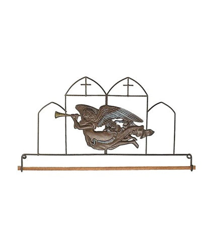 Ackfeld - Angel Fabric Holder- 12in. Copper W/Dowel