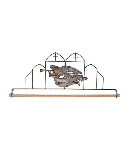 Ackfeld - Angel Fabric Holder- 16in. Copper W/Dowel