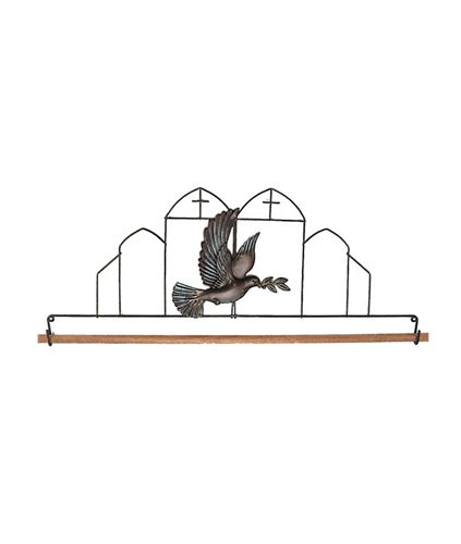 Ackfeld - Dove Fabric Holder -16in. Copper w/dowel