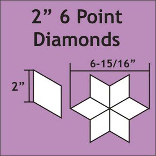Paper Pieces 2" 6-Point Diamond