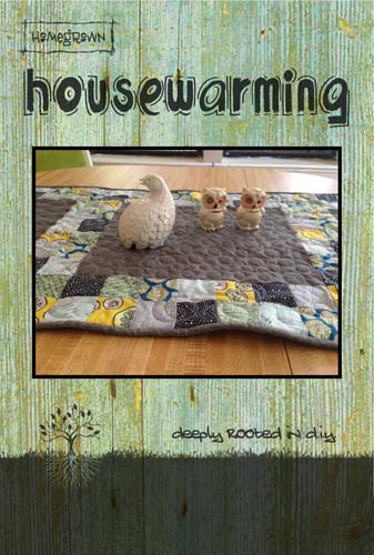 Housewarming - Villa Rosa Designs 6 fqs background & binding 3/4 yd. fat q