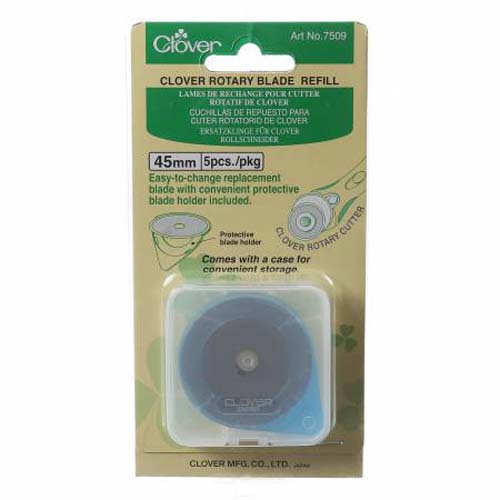 Clover Rotary Blade Refill-45mm/5 Pack, 7509CV