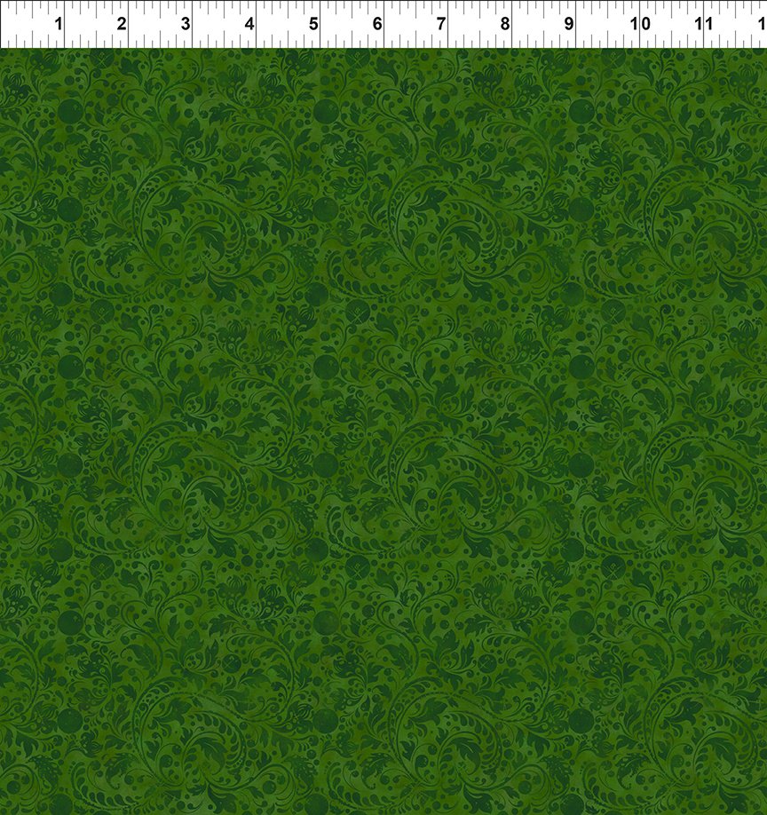 Winter Enchantment - Fleur - Dark Green