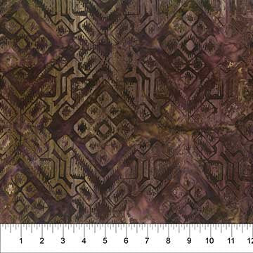 Batik - Destination Indonesia-Woven Squares - Mocha