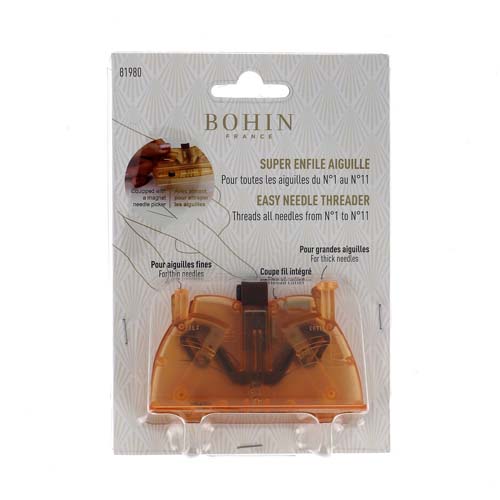 Easy Needle Threader - Bohin - for needle sizes 1 to 11