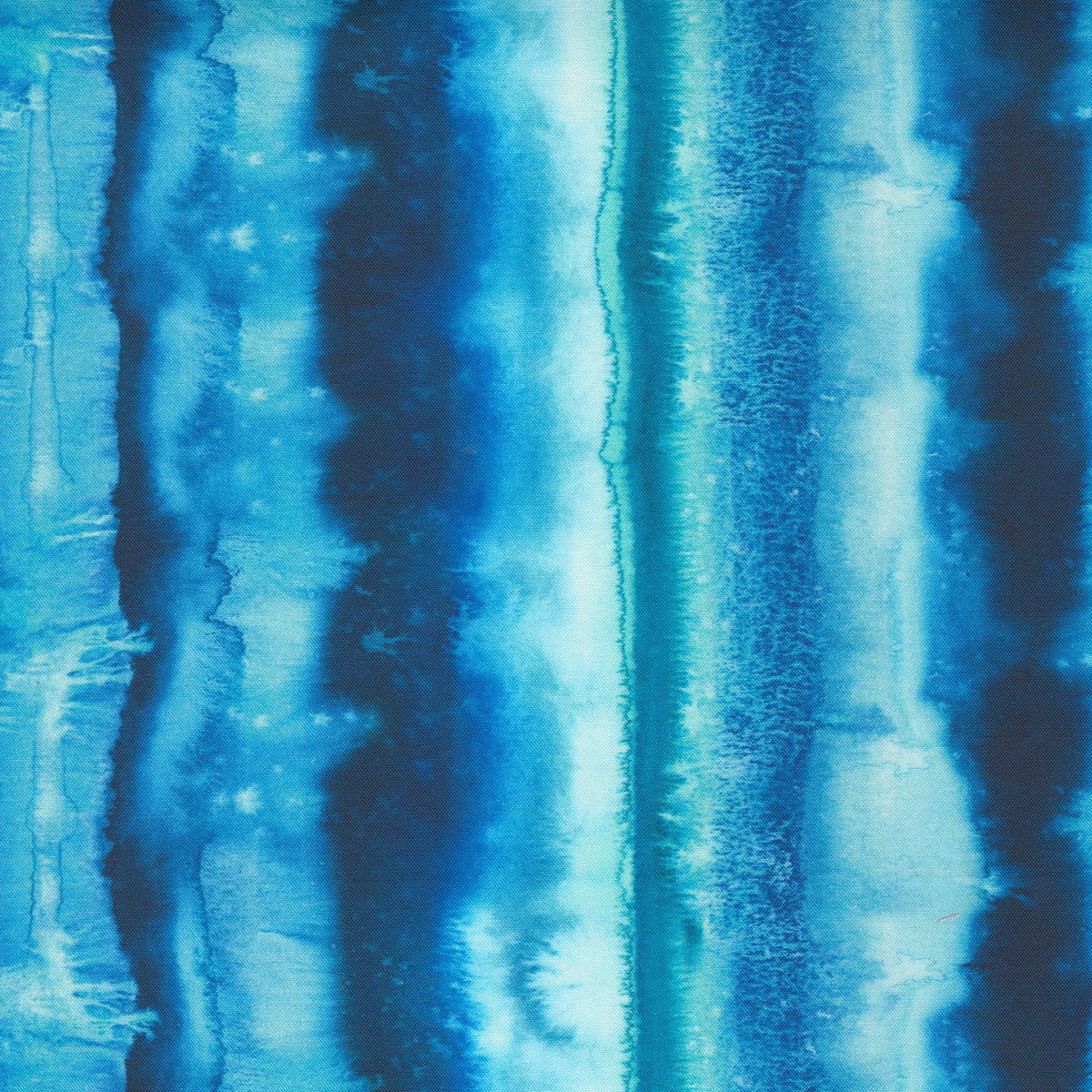 Starflower Christmas - Watercolor stripe - Aqua -  by Create Joy Project