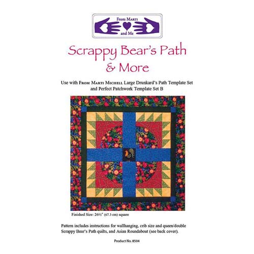Marti Michell - Scrappy Bear's Path & More pattern booklet 8504