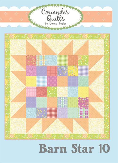 Barn Star - KT charm pack pattern  Kansas troubles - 28x28