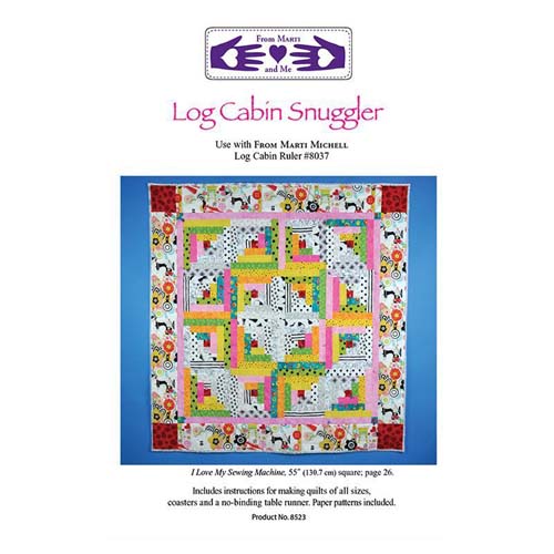 Marti Michell - Log Cabin Snuggler pattern booklet 8523