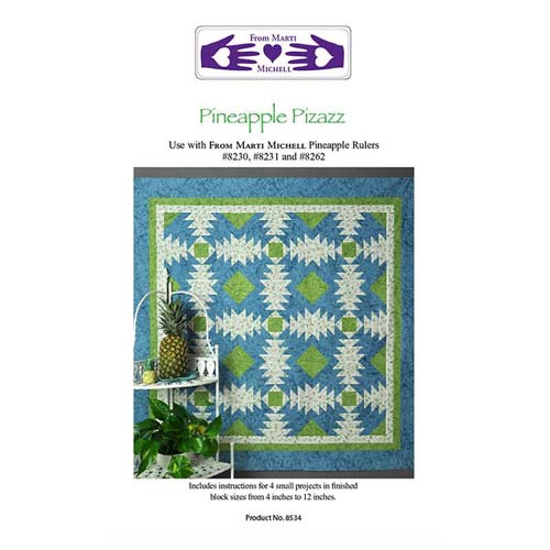 Marti Michell - Pineapple Pizazz Pattern Booklet  8534