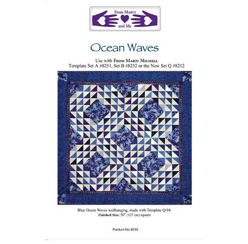 Marti Michell - Ocean Waves Pattern Booklet  8550