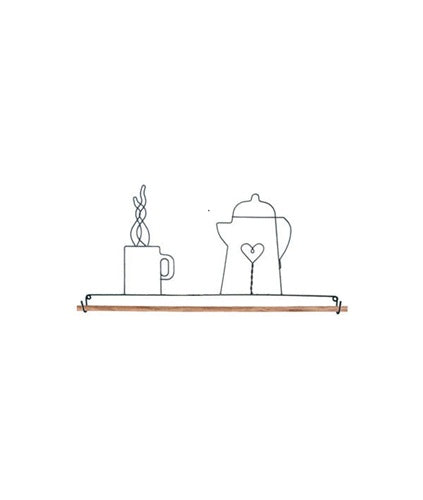 Ackfeld - Coffee Pot Fabric Holder - 16in. w/dowel