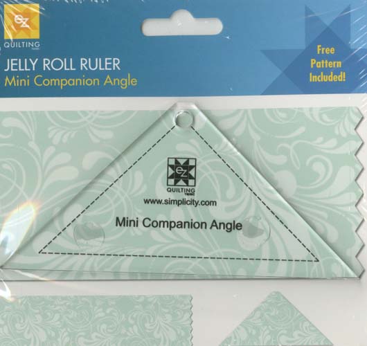 Jelly Roll Ruler Mini Companion-Use With 2-1/2 in. Strips From EZ Quilt