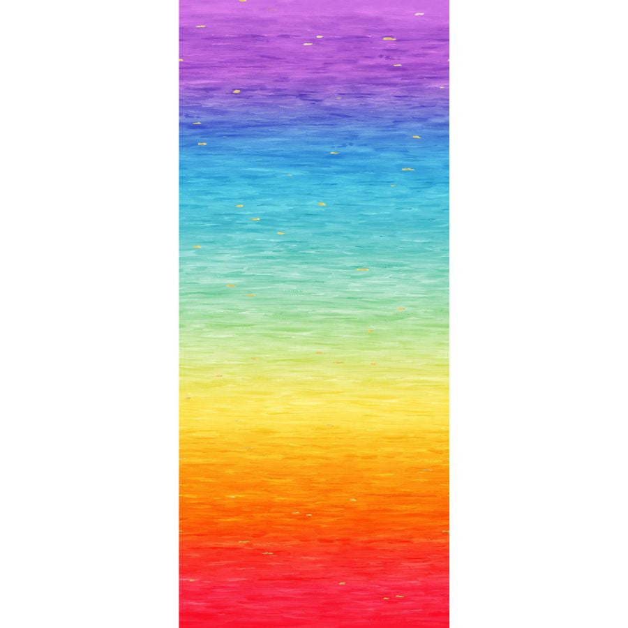 108"  Wide Back - Go with the Flow - Rainbow