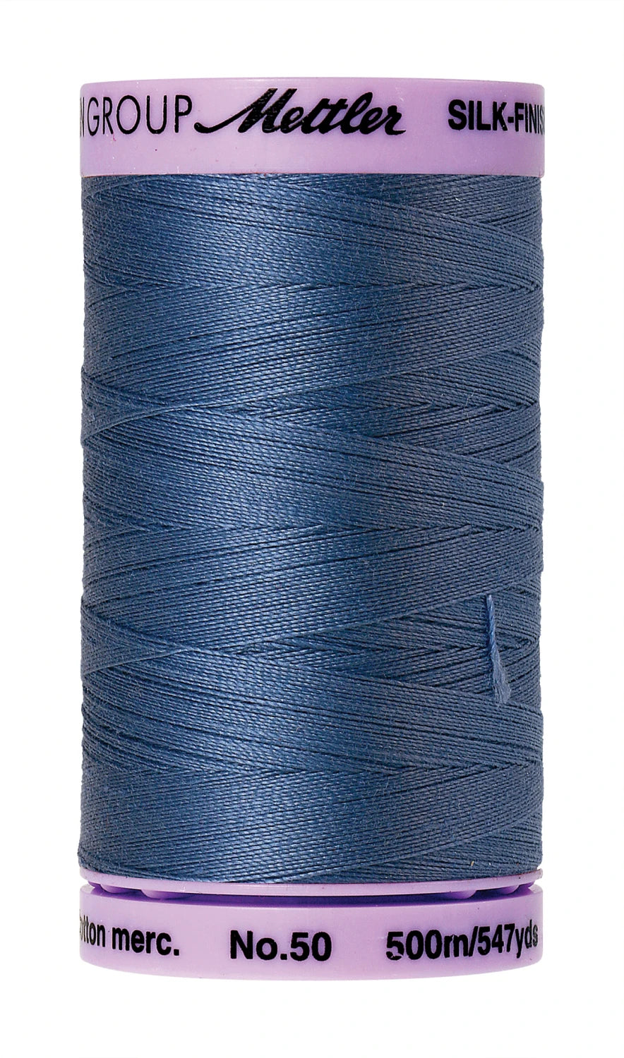 Mettler 547 yds. 50 wt. Cotton - 9104 0351-Smoky blue