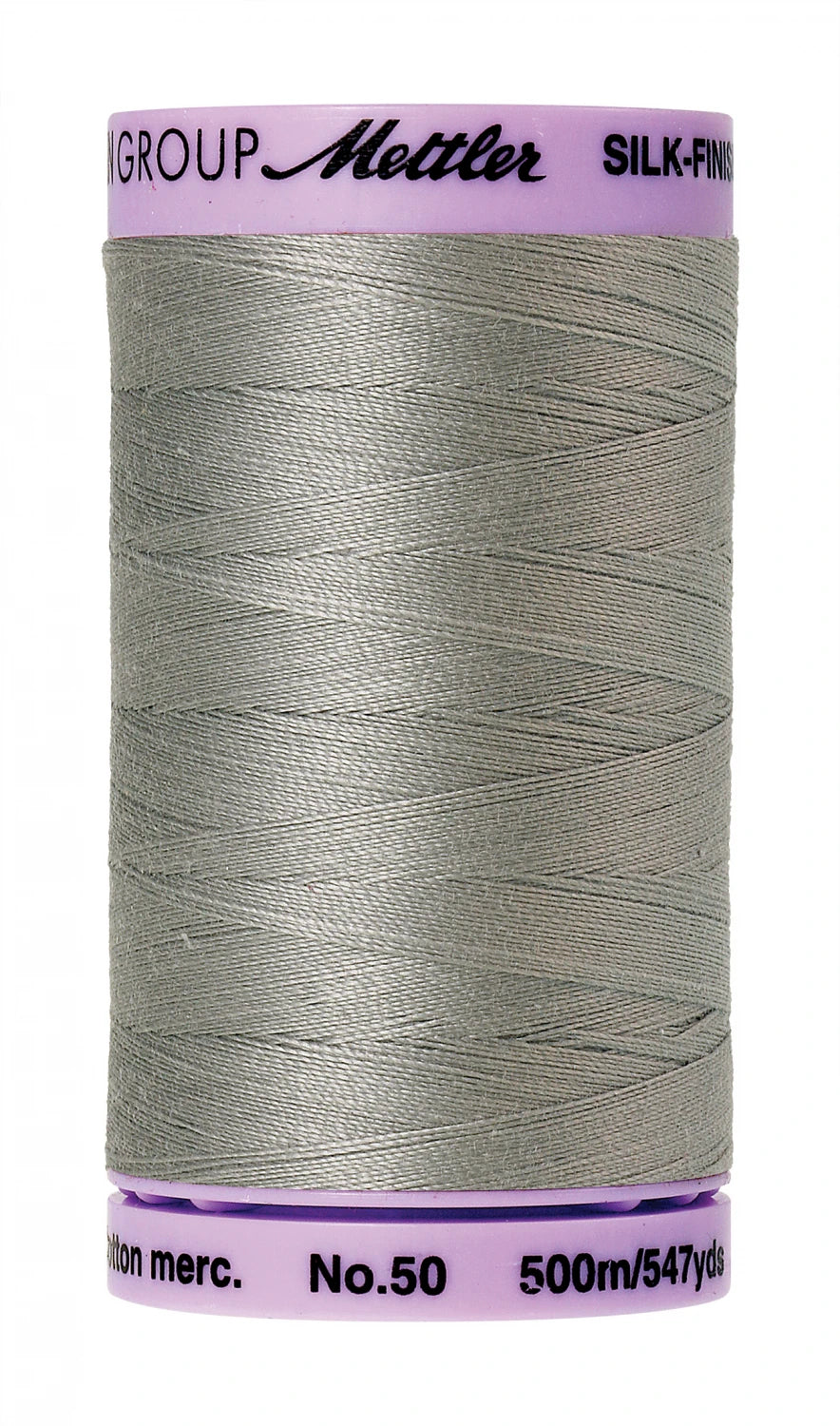 Mettler 547 yds. 50 wt. Cotton - 9104 0413-Titan Gray