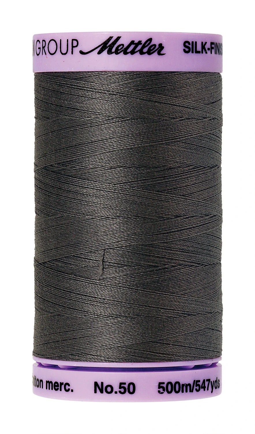Mettler 547 yds. 50 wt. Cotton - 9104 0416 - Dark Charcoal