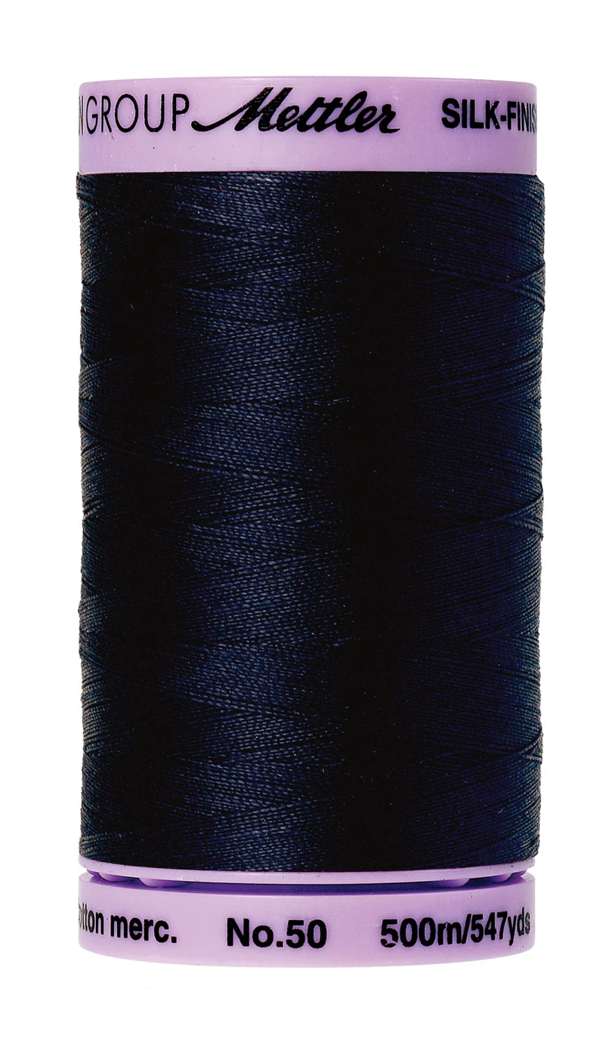 Mettler 547 yds. 50 wt. Cotton - 9104 0827 Dark Blue