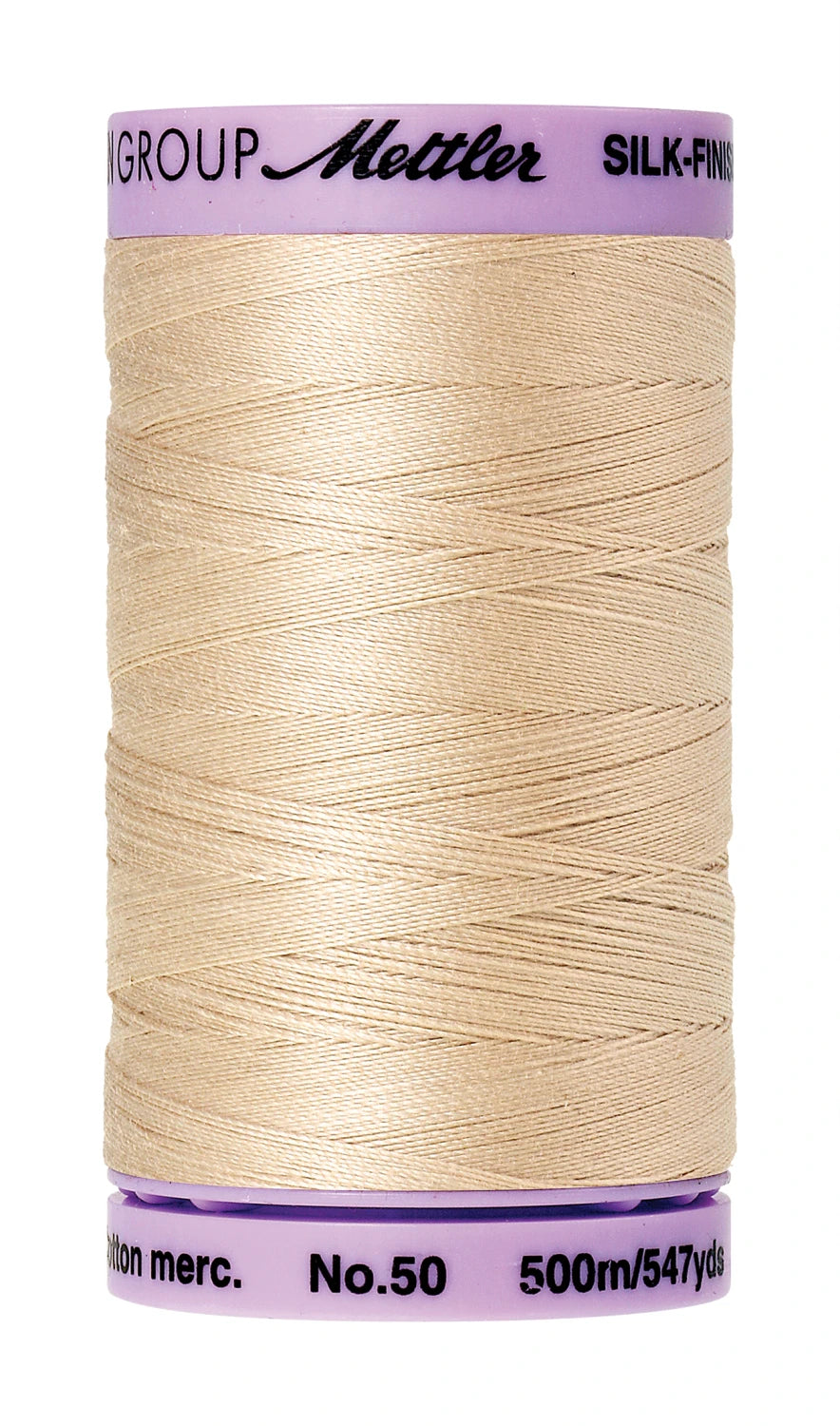 Mettler 547 yds. 50 wt. Cotton - 9104 1000 Eggshell