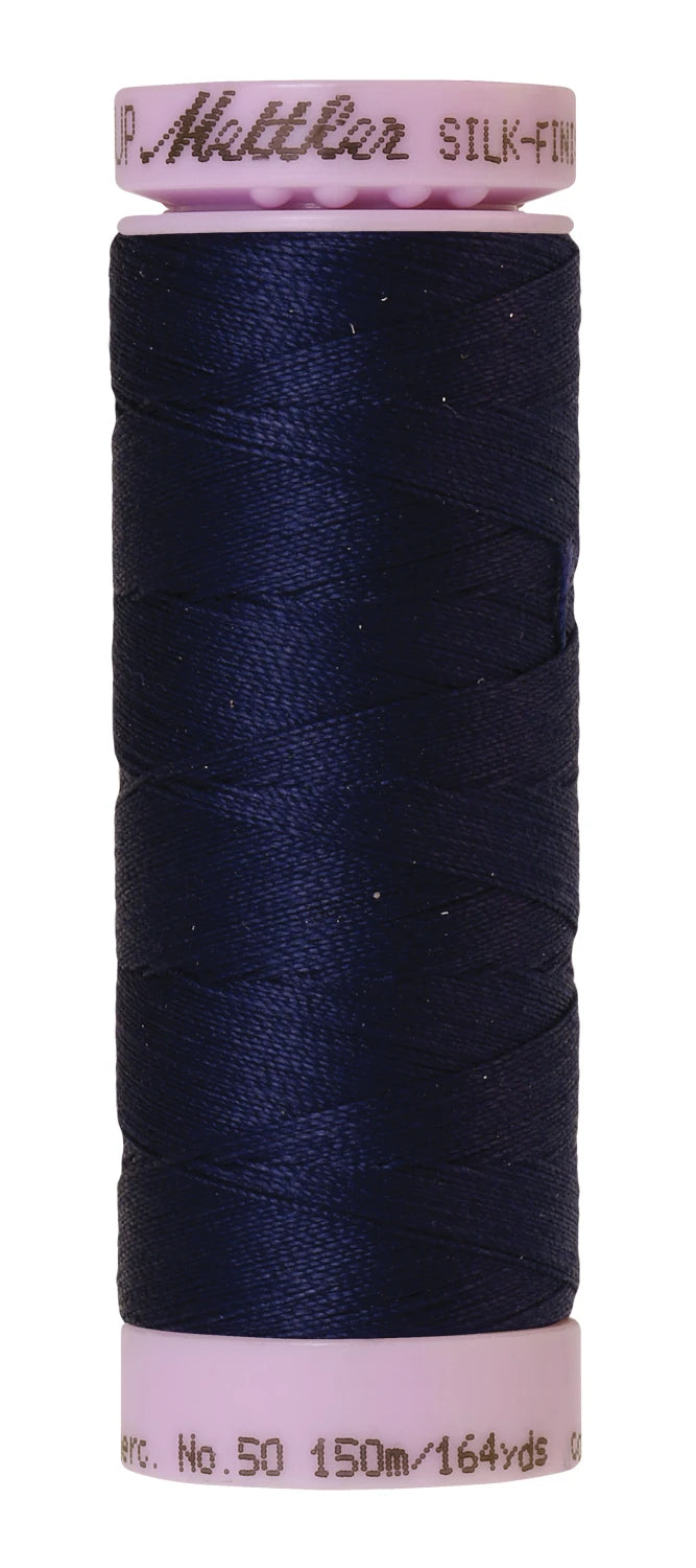 Mettler 164 yds. 50 wt. Cotton - 9105 0016 Dark Indigo