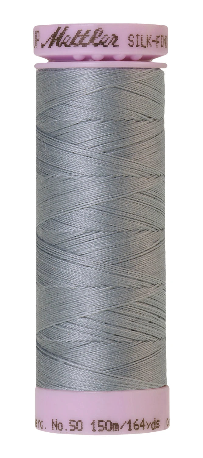 Mettler - 164 yds. 50 wt. Cotton - 9105 0042 Ash Blue
