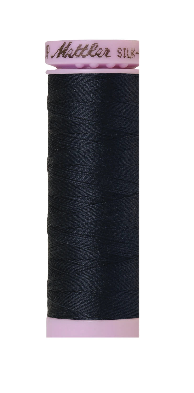 Mettler 164 yds. 50 wt. Cotton - 9105 1243 Black Iri