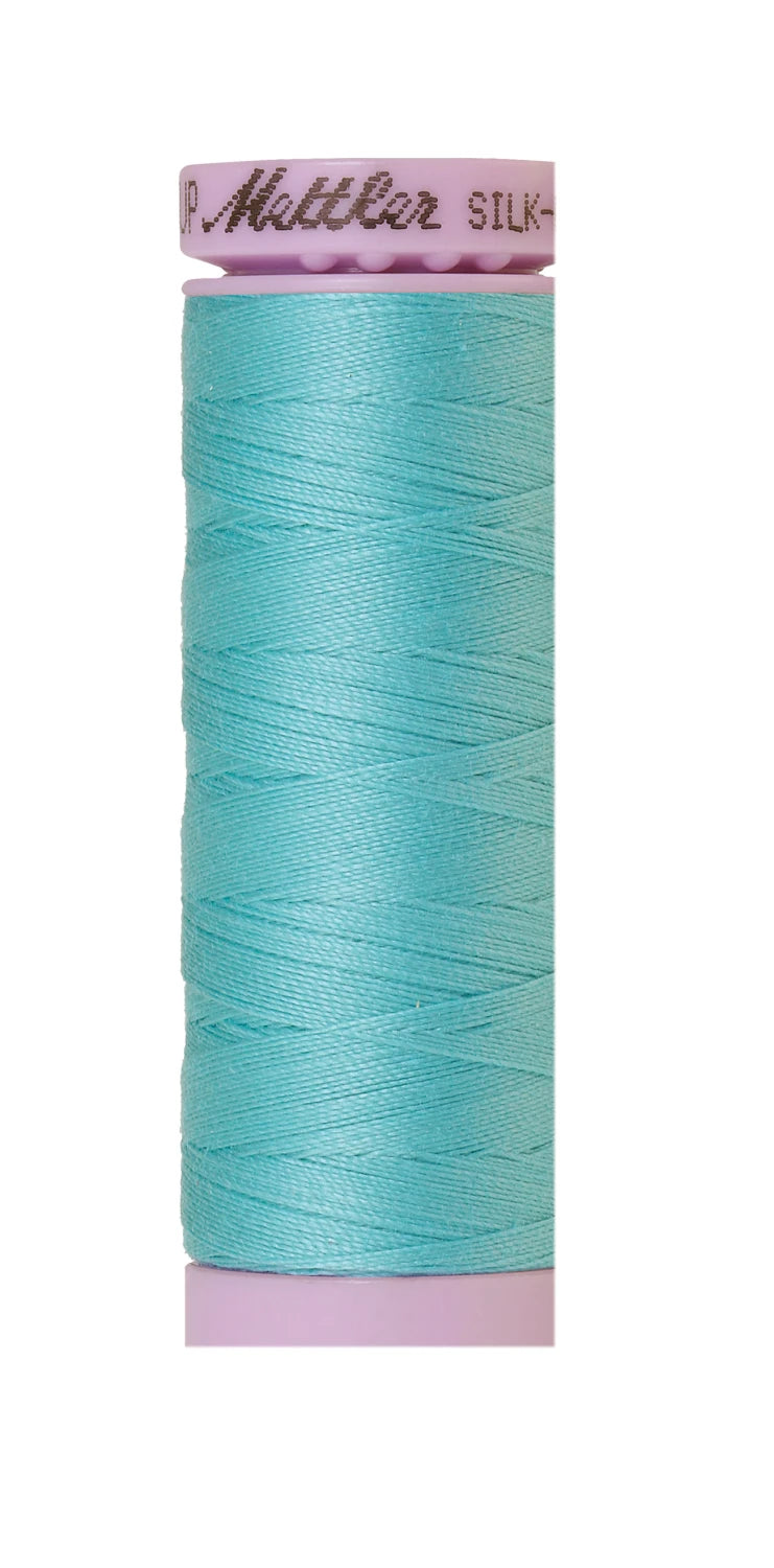 Mettler - 164 yds. 50 wt. Cotton - 9105 2792 Blue Curaca