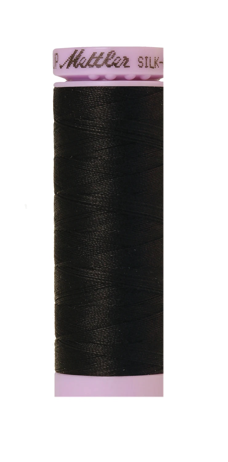 Mettler 164 yds. 50 wt. Cotton - 9105 4000 Black