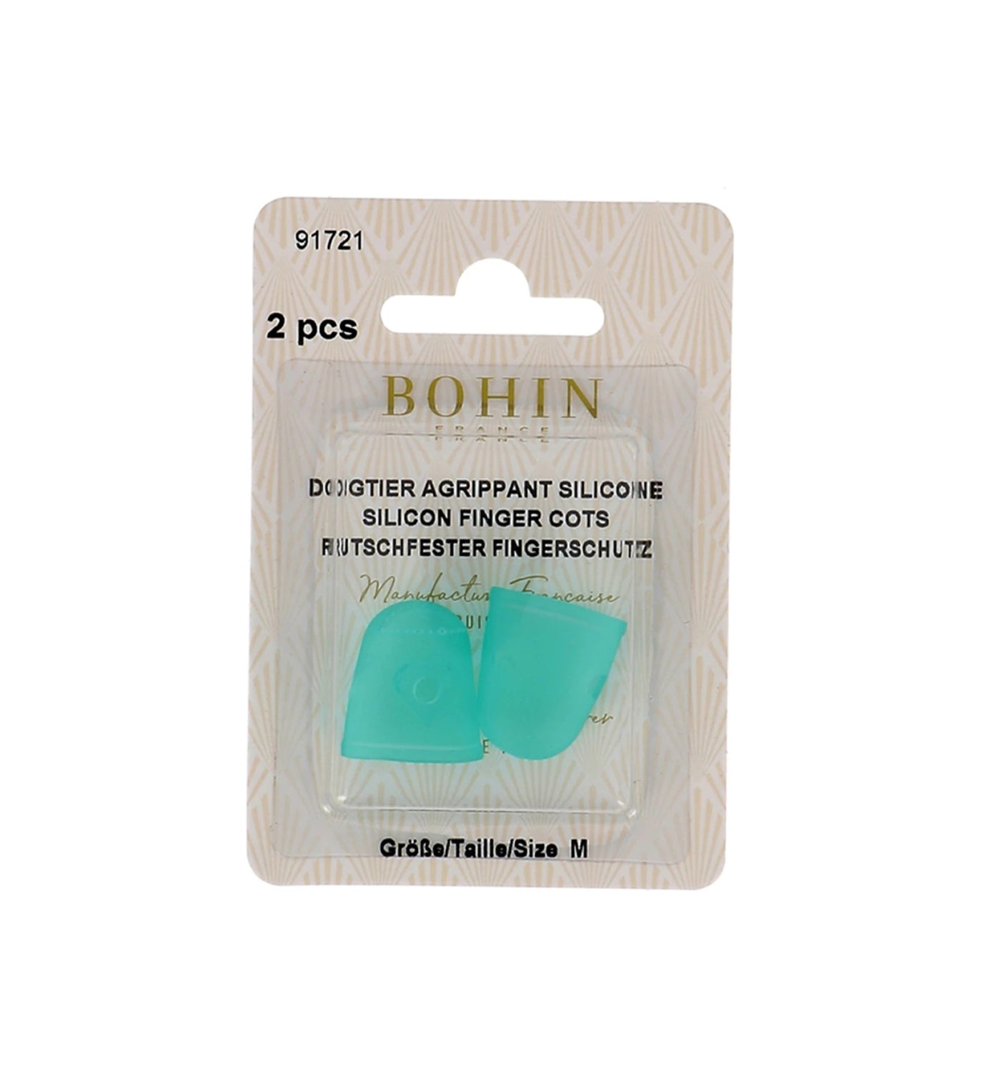 Bohin - Silicon Finger Cots - 2 pcs. - Size M