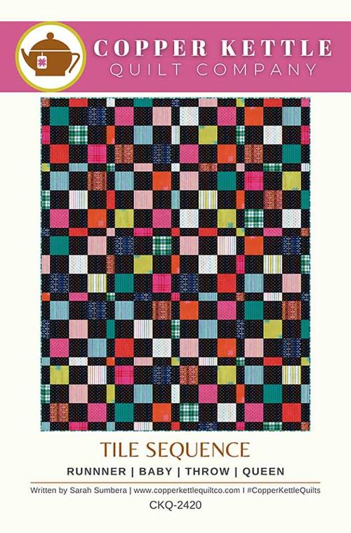 Tile Sequence pattern - multi-sized  - Copper Kettle Quilt