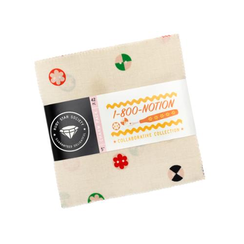 Ruby Star - 1 800 Notion - Charm Pack