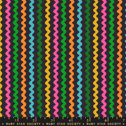 1 800 Notion - Ric Rac Stripe - Soft Black