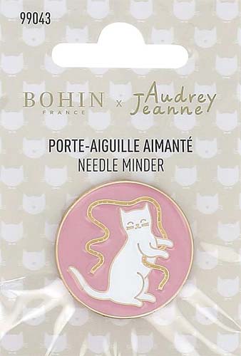 Bohin - Needle Minder -  enamel  - AJ Cat 2
