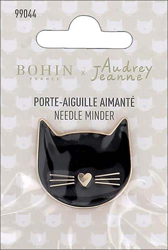 Bohin - Needle Minder -  enamel  - AJ Cat 3