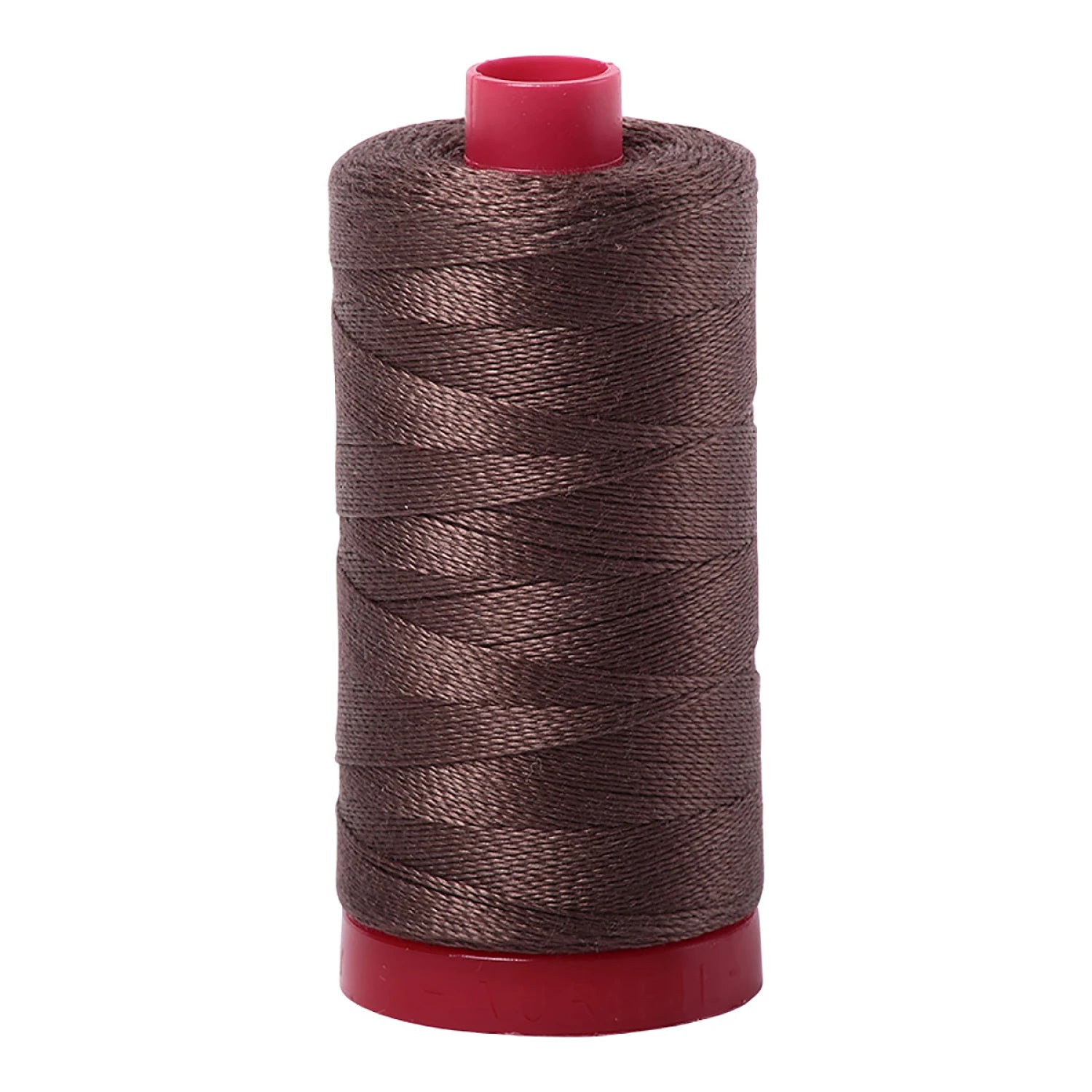 Aurifil - Mako cotton embroidery thread - Bark brown - 12wt. - 54yds.  1140