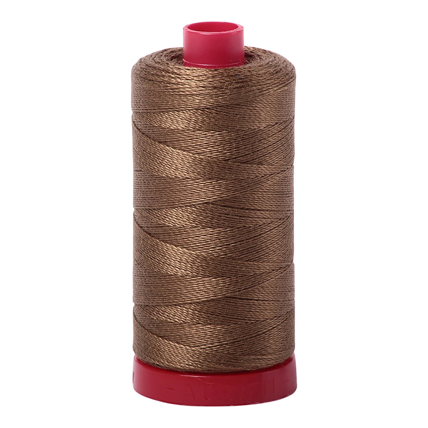 Aurifil - Mako cotton embroidery thread - Dk Sandstone - 12wt. - 54yds. #1318