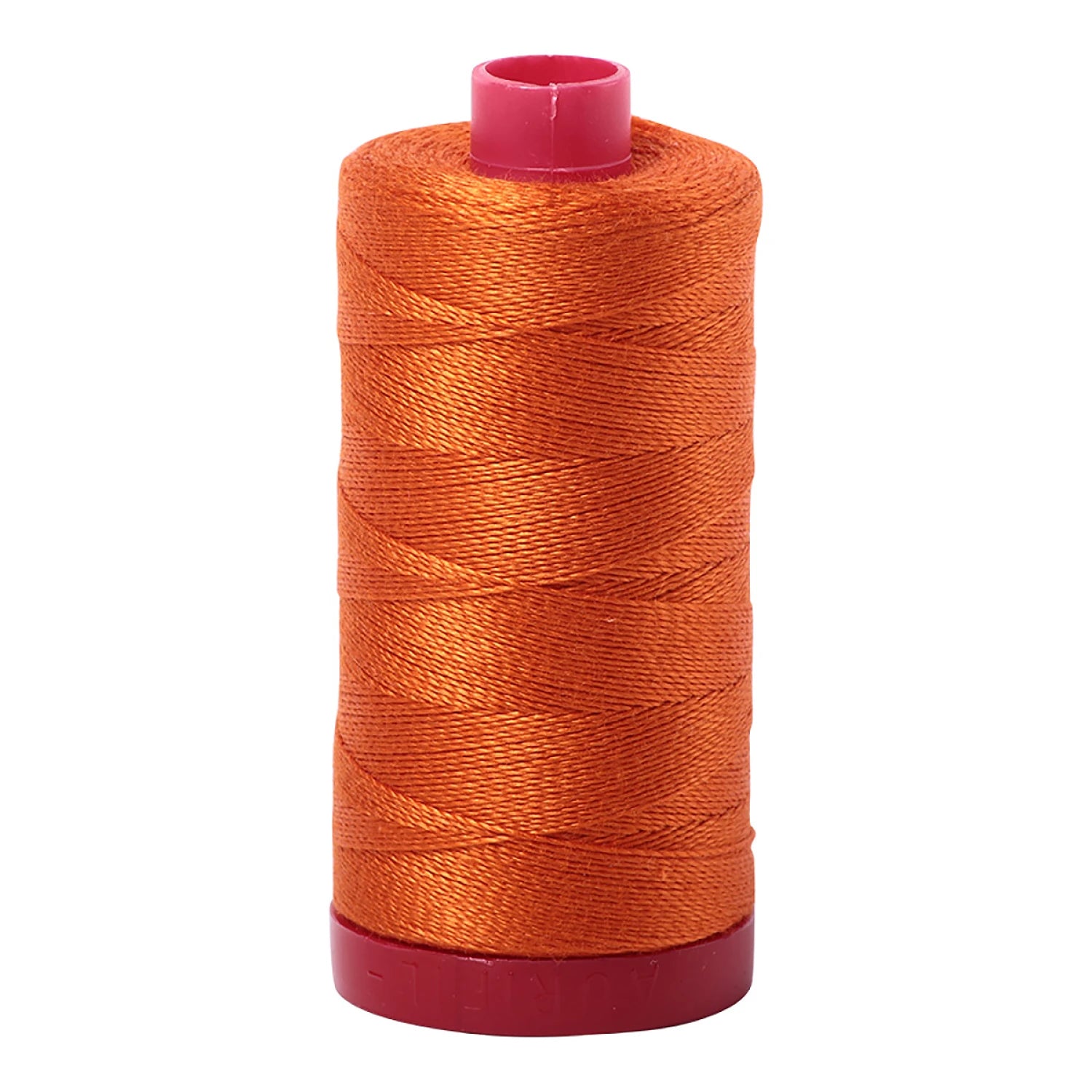 Aurifil - Mako cotton embroidery thread - Orange - 12wt. - 54yds. #2235