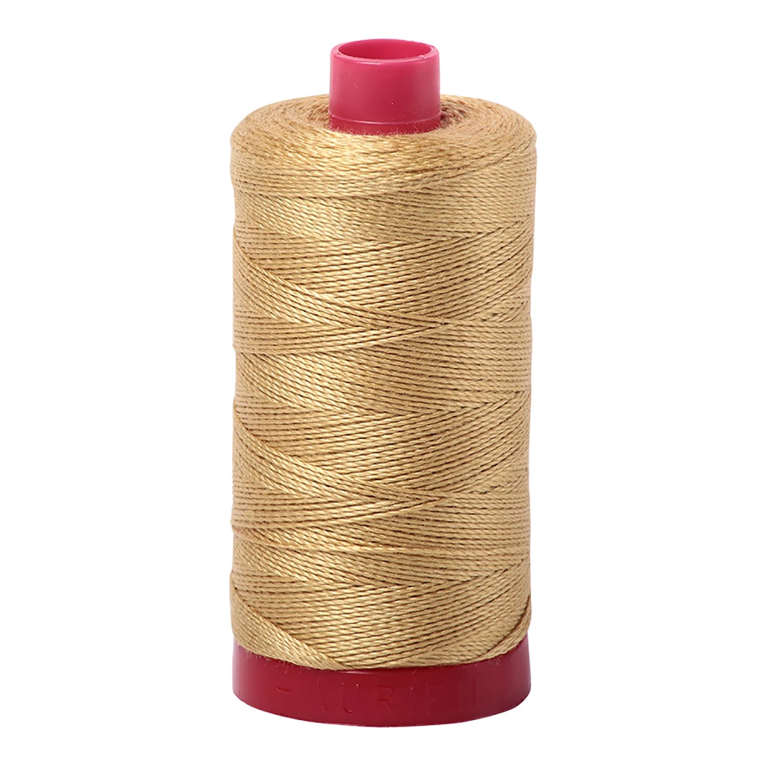 Aurifil - Mako cotton embroidery thread - Brass - 12wt.  - 54yds. #2920