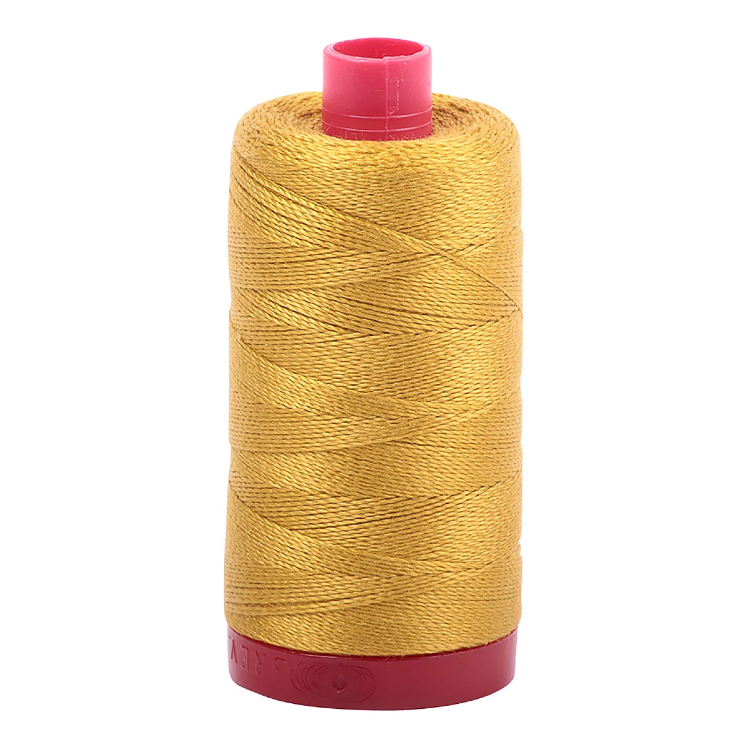 Aurifil - Mako cotton embroidery thread -  Mustard - 12wt. - 54yds. #5022