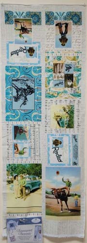 Collage Panel 15x44- Western Rodeo - Amy Barickman - western theme