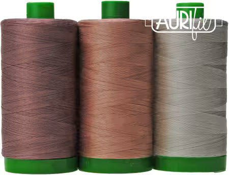 Aurifil Color Builder - Iberian Lynx - 40 wt. - 3 spools - Brown