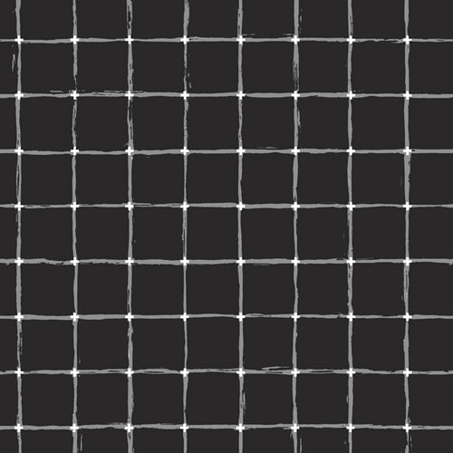 Grid - Grid Negative - Black - white grid on black