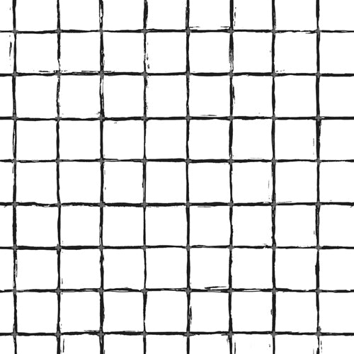Grid - Grid Positive - White - black grid on white