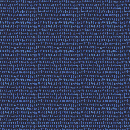 Aquarelle - Stippling Practice - Deep - row of blue seeds on dark blue