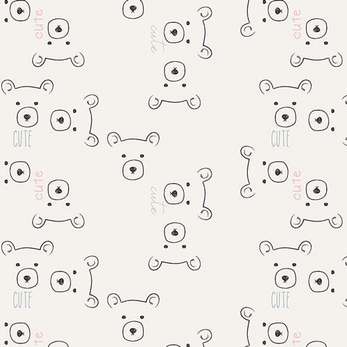 Capsules Nest - Care Bears -bear faces and words on cream