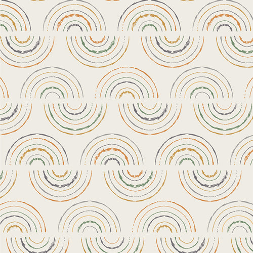 Capsule Mix The Volume - Rhythm - Fresh -  rust & green waves forming stripes