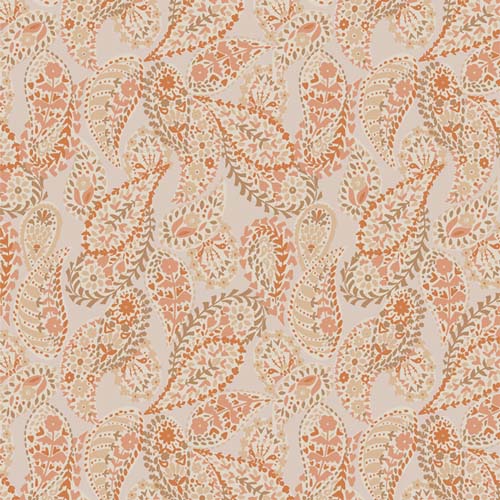 Flannel - Tumbleweed- PaisleyPower - Desert - tan, rust & brown paisleys